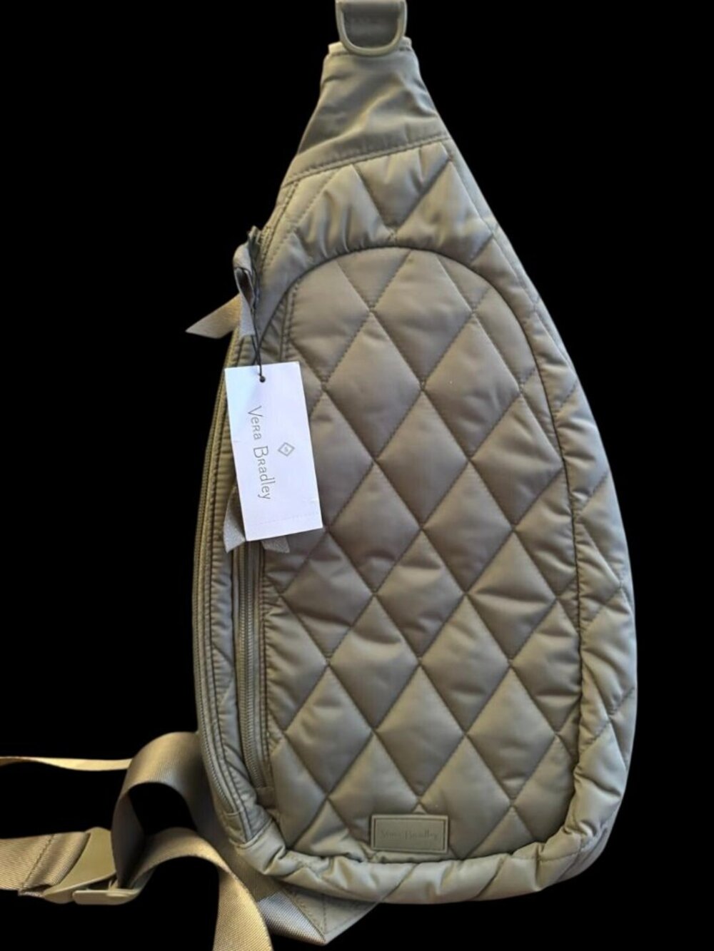 Vera Bradley Ultralight Essential Sling Backpack Sage Water‑Repellent Crossbody - Picture 1 of 5